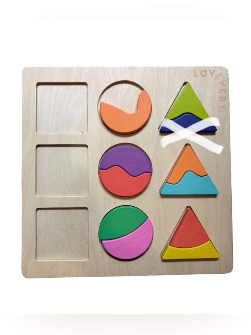 Lovevery Land & Sky Two-Part Puzzle Board Pieces Replacement